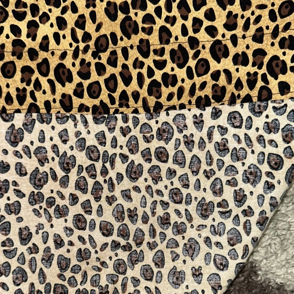 Leopard Print Curtain Valance